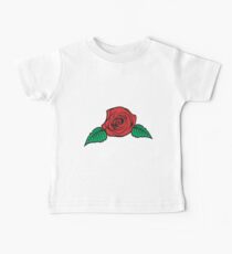 Red Rose Petals Baby Tee