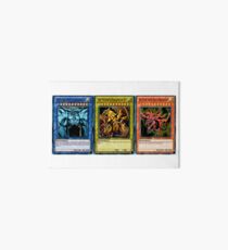 Yugioh Egyptian God Cards Art Board