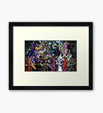 Yugioh Monsters Framed Print