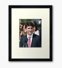 Justin Trudeau Framed Print