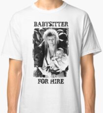 David Bowie - Jareth: Babysitter For Hire Classic T-Shirt