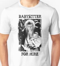 David Bowie - Jareth: Babysitter For Hire Unisex T-Shirt