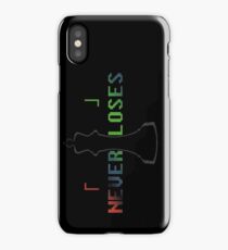 Blank Never Loses iPhone Case