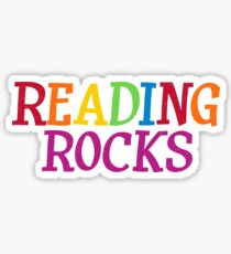 Reading Rocks Teacher, Student Sticker