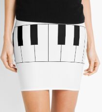 Two Octave Piano Keys Mini Skirt