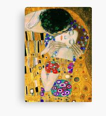 The Kiss by Gustav Klimt Canvas Print
