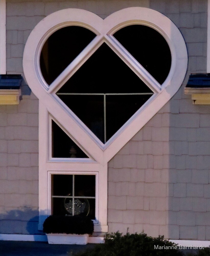 “Heart Shaped Window” by Marianne Barnhardt | Redbubble