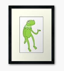 Mr Kermit Framed Print