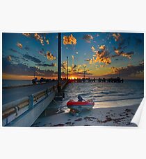 Lancelin Jetty Mooring Poster