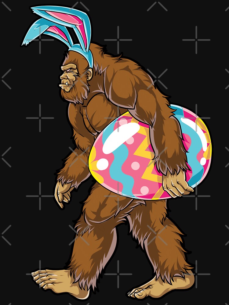 bigfoot easter bunny t shirt sasquatch ears egg kids boys tshirt by bigfoot easter bunny t shirt sasquatch ears egg kids boys tshirt by