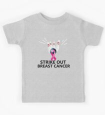 Breast Cancer Bowling Shirt Kids Tee