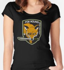 Fox Hound Spezialeinheit Tailliertes Rundhals-Shirt