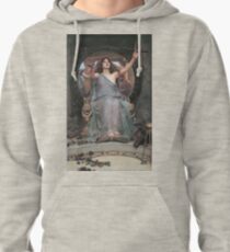 Vintage John William Waterhouse - Circe Offering The Cup To Odysseus 1891 Fine Art Pullover Hoodie
