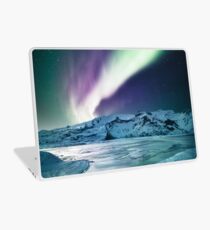 Aurora Borealis auf Jokulsarlon - Island Laptop Folie