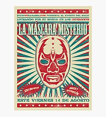 The Mysterious Mask Photographic Print