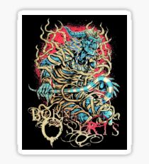 Born of Osiris Tribute black background Sticker