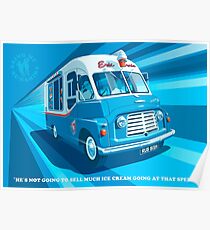 Morecambe and Wise Ice Cream Van Poster