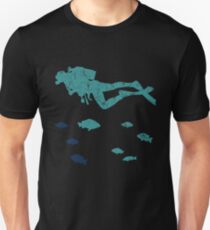 Vintage Scuba Diver Unisex T-Shirt