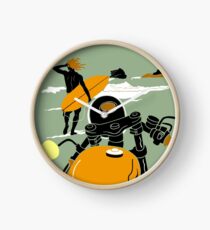"BIARRITZ" Vintage Travel Advertising Print Clock
