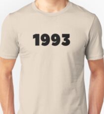 1993 Born In 1993 Made In 1993 Birthday Personalized Vintage 1993 He Is Born In The 90's Birthday Decoration Gift Unisex T-Shirt