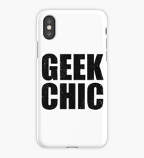 Geek Chic - Dark iPhone Case/Skin