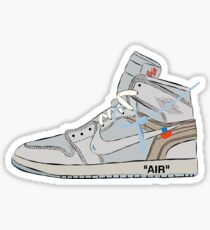 Off-white Jordan 1 Sticker
