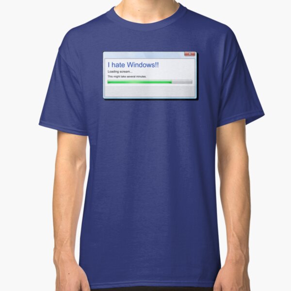 I Hate Windows Classic T-Shirt
