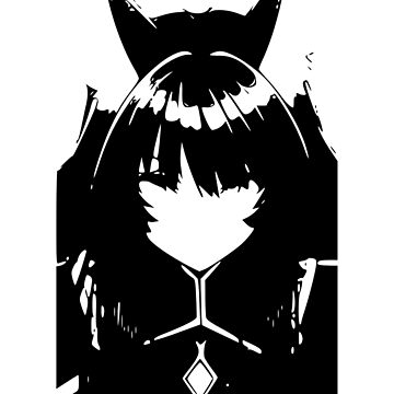 Epsilon Fake Boobs The Eminence in Shadow Kage no Jitsuryokusha ni  Naritakute Cosplay Figure Black and White Minimalist Anime Chartacters D9  TEIS24 Sticker for Sale by Animangapoi