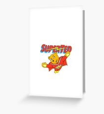 Super Ted Greeting Card