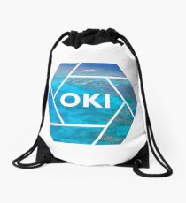 Okinawa Graphic Drawstring Bag