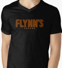 Flynn's Arcade Men's V-Neck T-Shirt
