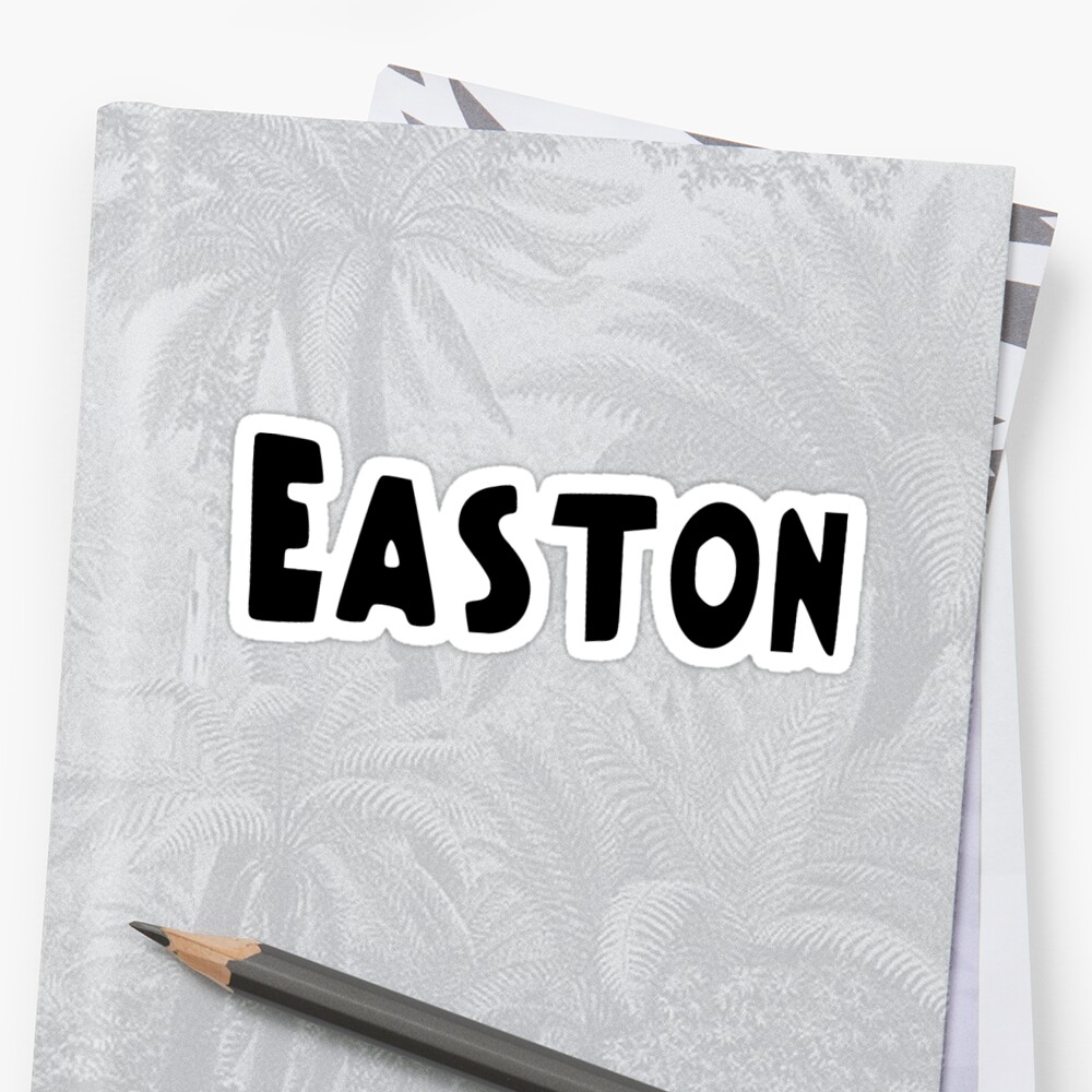 “Easton” Sticker by Shalomjoy | Redbubble