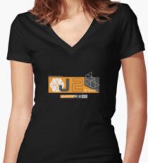 Jupiter 2 - Inspired by Lost In Space Women's Fitted V-Neck T-Shirt