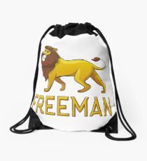 Freeman Lion Drawstring Bags Drawstring Bag