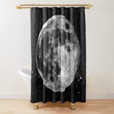 Vollmond Duschvorhang