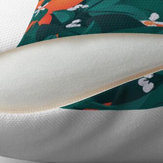 Alternate view of Orange Blossoms Throw Pillow