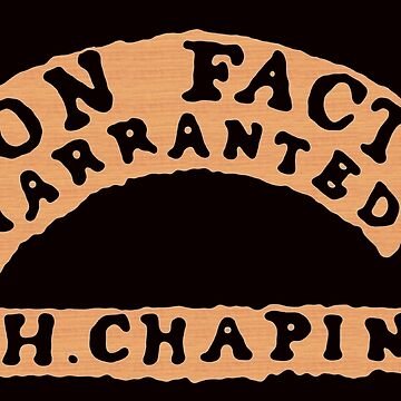 Artwork thumbnail, Wooden Hand Plane Maker • H. Chapin Union Factory Warranted Design by ToolemeraPrints