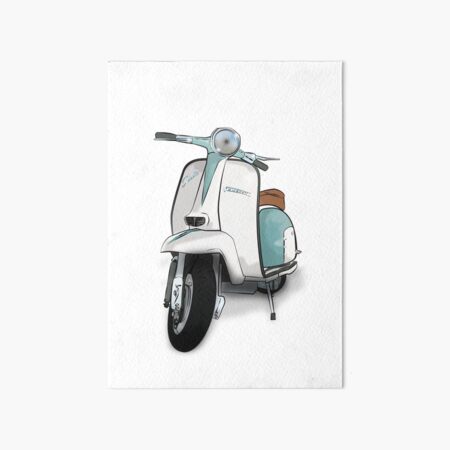 Lambretta Special - Vintage Scooter Art Board Print