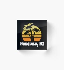 Hawaii Pride Apparel Acrylic Block