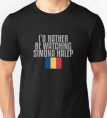 Ich würde lieber Simona Halep sehen Slim Fit T-Shirt