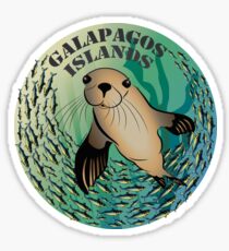 León Marino Galapagos Inseln Sticker