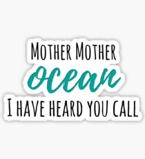 Jimmy Buffett - Ocean (Color) Sticker