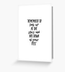 Stephen Hawking Greeting Card