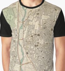 Vintage Map of Parma Italy (1840) Graphic T-Shirt
