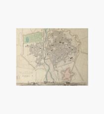 Vintage Map of Parma Italy (1840) Art Board
