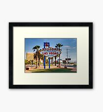 Welcome To Las Vegas Sign Series 1 of 6 Framed Print