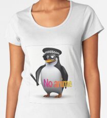 No Anime Penguin Women's Premium T-Shirt