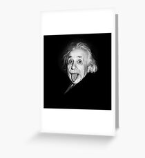 Albert Einstein Greeting Card