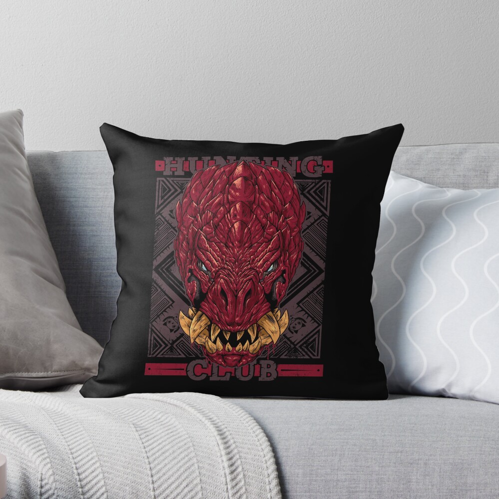 Hunting Club: Odogaron Throw Pillow