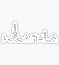 Paris skyline Sticker